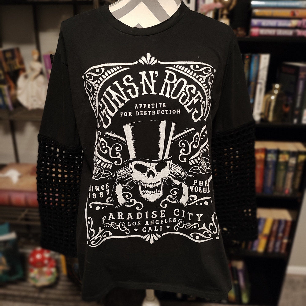 Guns N Roses Upcycled T-shirt